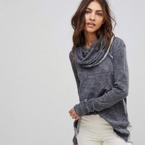Free People Beach Cocoon Cowl Neck Pullover